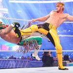 Logan Paul fighting Rey Mysterio