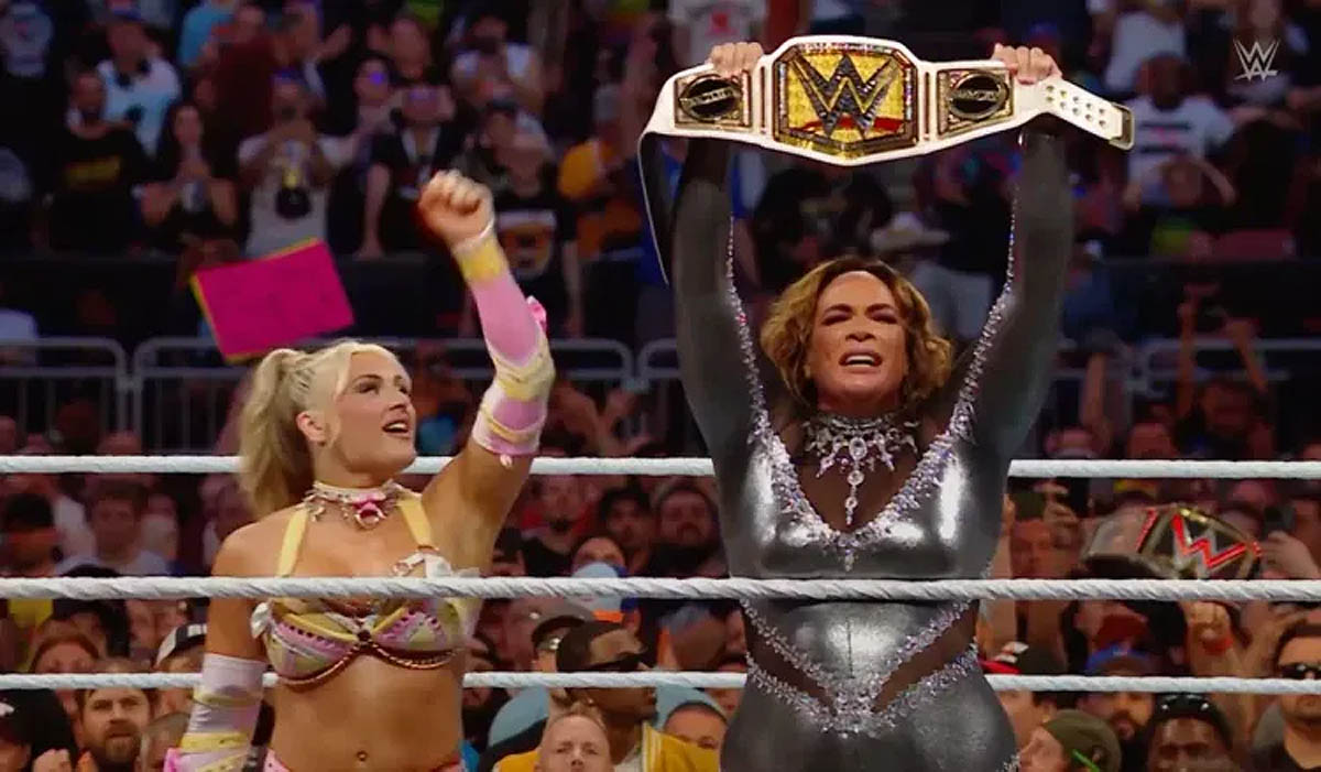 Nia Jax won the Women's Championship at SummerSlam